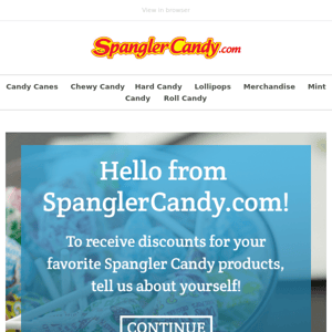 Welcome to Spangler Candy!