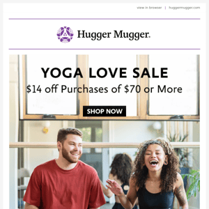 The Yoga Love Sale! Take $14 Off Your Order