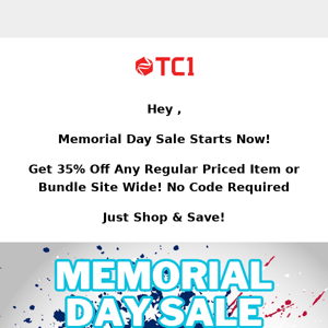 Memorial Day Sale Is Here 🇺🇸