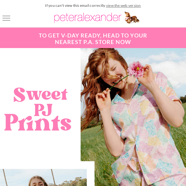 Sweet PJs for your sweet & 20% Off