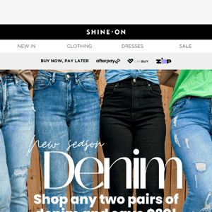 🚨 Buy NEW SEASON Denim & SAVE 💥