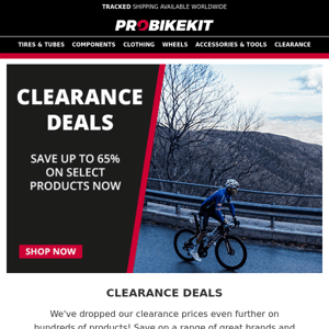 Huge Clearance Discounts on now!