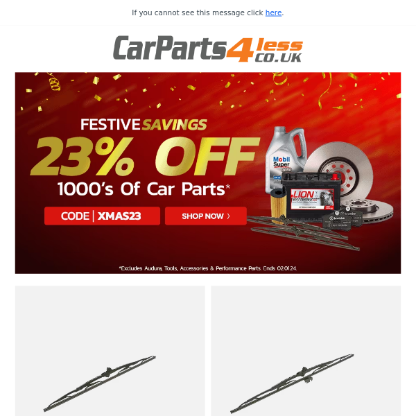 Get Your Car Winter Ready With 23% Off