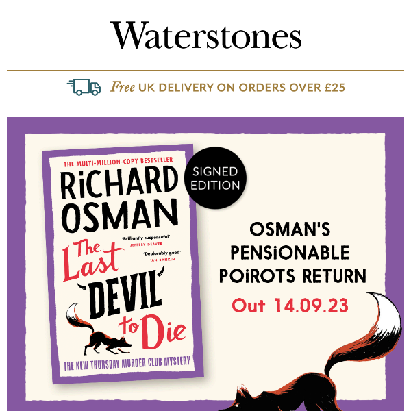 New Richard Osman | Cover Revealed