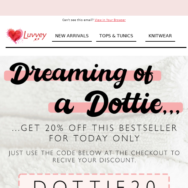 ☁️ Dreaming of a DOTTIE... ☁️