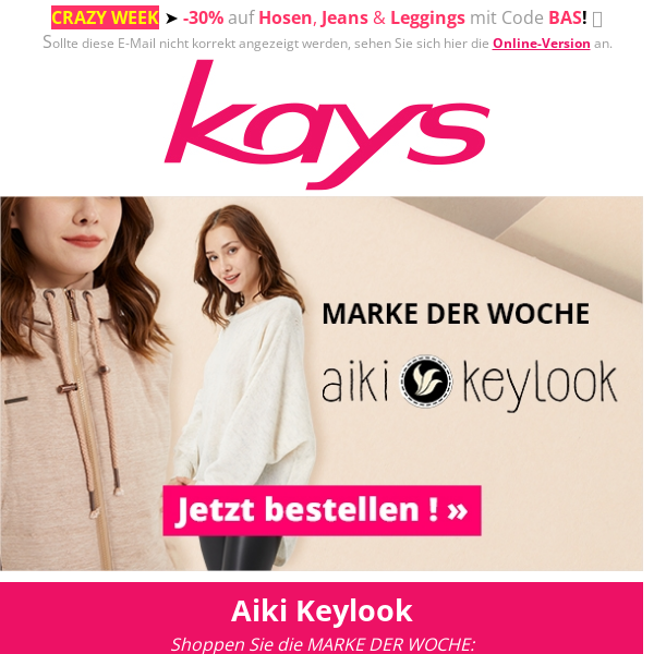 aiki keylook = Marke der Woche ☆