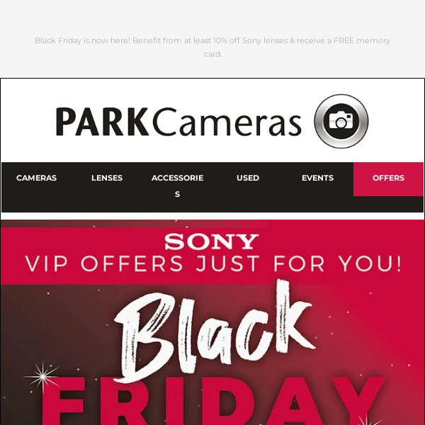⚫ VIP Sony Black Friday Offers – exclusively for you! 🤩