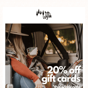 🎁 Hurry, 20% off digital gift cards 🎁