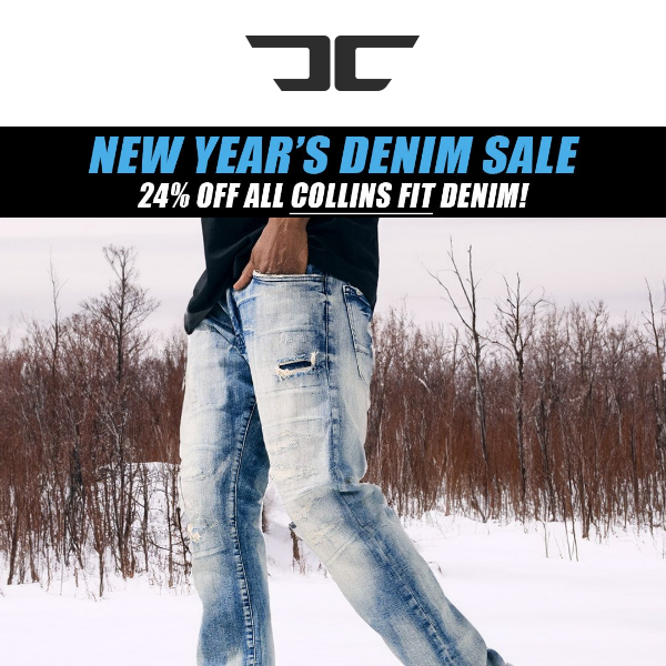 24% off ALL Collins Fit Denim ends tomorrow!👖