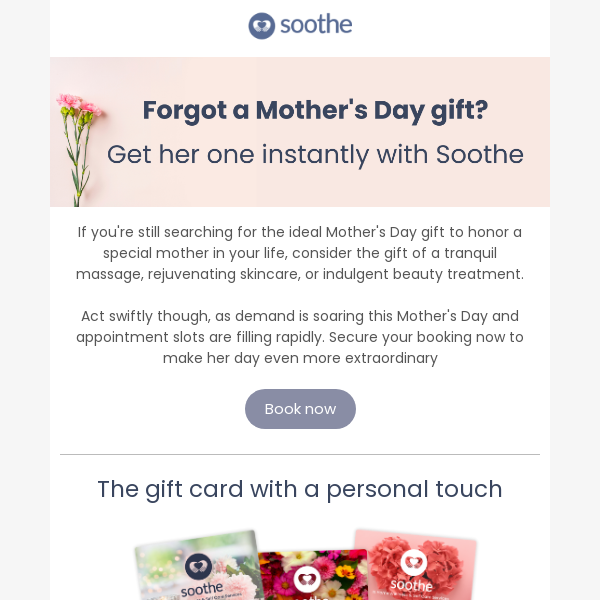 Last minute Mother's Day gifts are still available