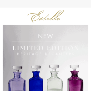 Estelle Colored Decanter- Heritage {Cobalt Blue}