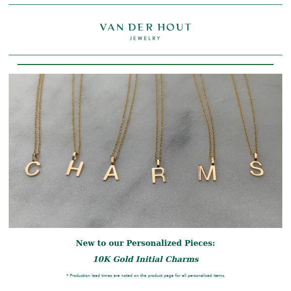 New Initial Charm Necklace - Now Better Than Ever