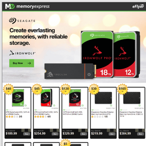 Seagate Black Friday Sale @ Memory Express! (Nov 24-30, 2023)