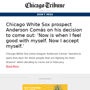 White Sox prospect on decision to come out