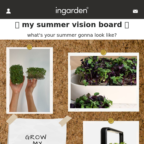 Enjoy your summer with ingarden 🌞