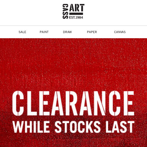 CLEARANCE! Act fast