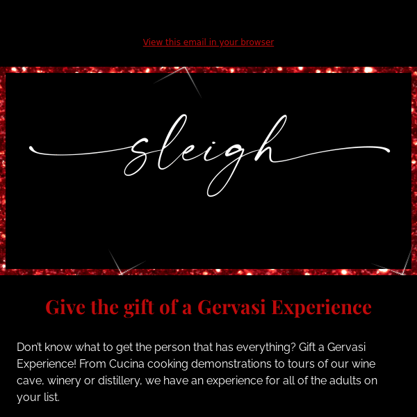 Gift a Gervasi Experience