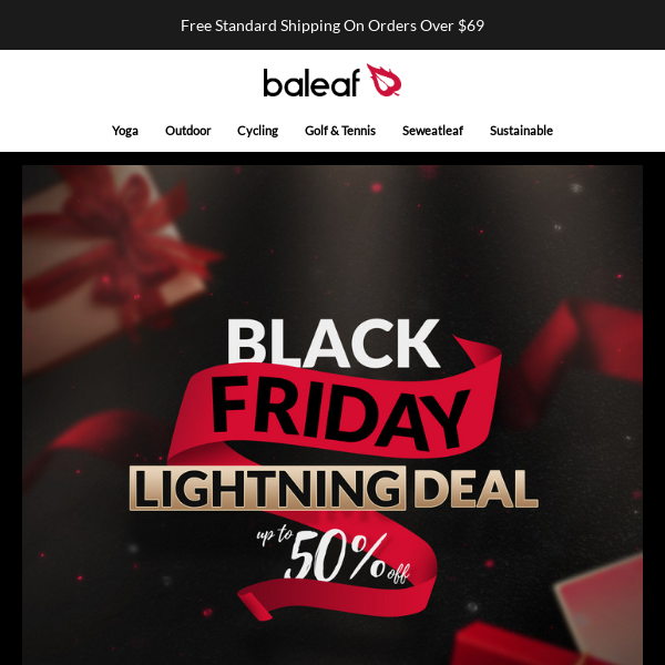 50% Off Black Friday Lightning Deal!