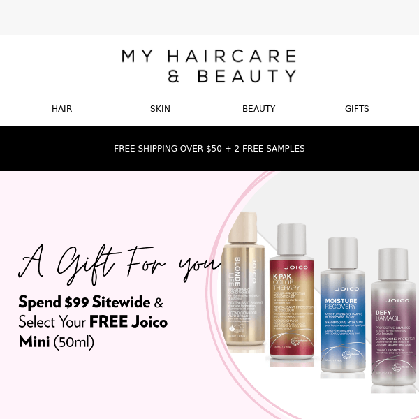 Love Joico? Select Your FREE Mini at Checkout 🥰