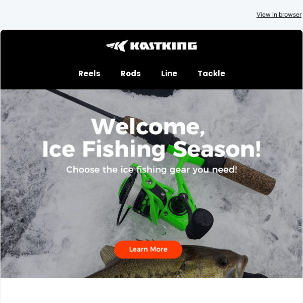 Get up to 40% off on our ice fishing gear