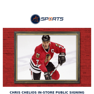 Chris Chelios In-Store Public Signing