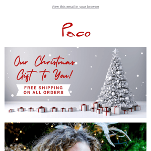 Buy The Perfect Gift For Your Loved One At Paco This Christmas 🎄