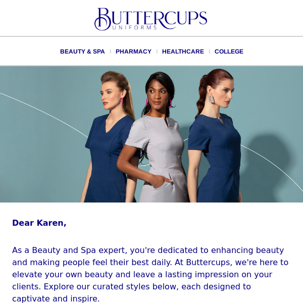 Impress Your Clients with Buttercups Uniforms 👚