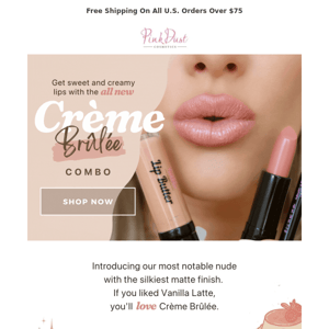 Introducing the BRAND NEW Crème Brûlée Combo! 💋