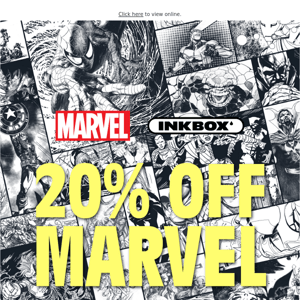 20% OFF 💥 MARVEL COLLECTION