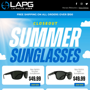 Need new sunglasses for summer?