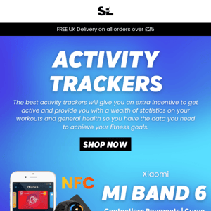 Activity trackers for the new active YOU  😎