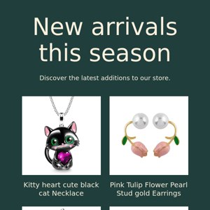 Hi Sellvinax Jewelry| New Arrivals Limit Time Sale! Up to 25% Off!