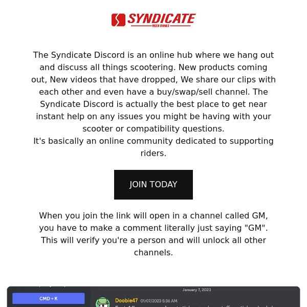 Join the Syndicate Discord today!