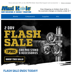 FLASH SALE Ends Today!