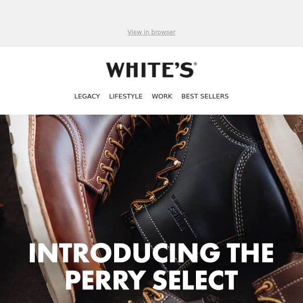 Premium Leathers for the Perry Moc Toe - Whites Boots
