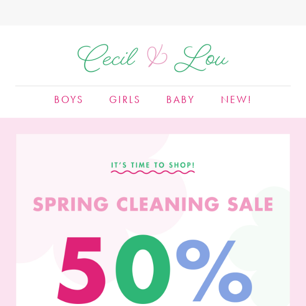 🎉 50% OFF Sale