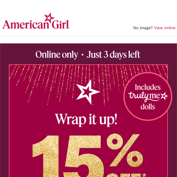 American girl hot sale doll coupons 2019