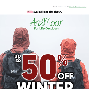 WINTER SALE: Up to 50% OFF