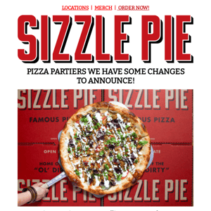 Upcoming changes to your Pizza Party Points account + Sizzle Pie App