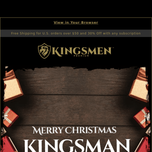 Merry Christmas Kingsman! 🎄