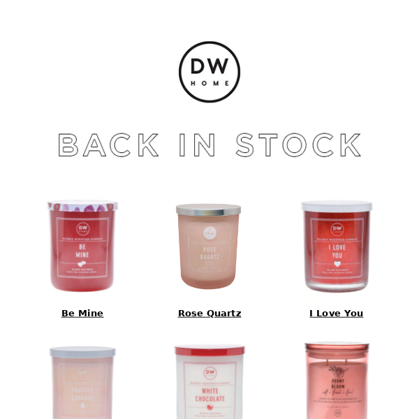 We ❤️ a good BACK IN STOCK!