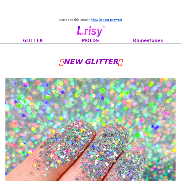 Add some sparkle to your life with our new 1mm Star Glitter😍 - Lrisy