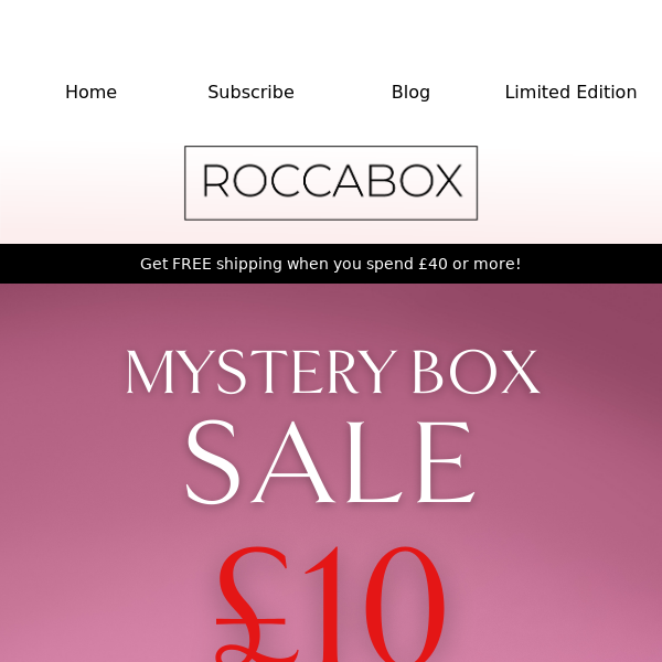 SALE: £10 Mystery Boxes 💗