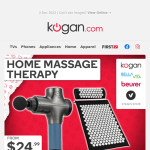 Christmas Plans Got You Stressed? Relax with Home Massage from $24.99