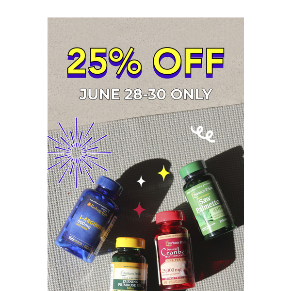 June month-end sale: Get 25% OFF sitewide