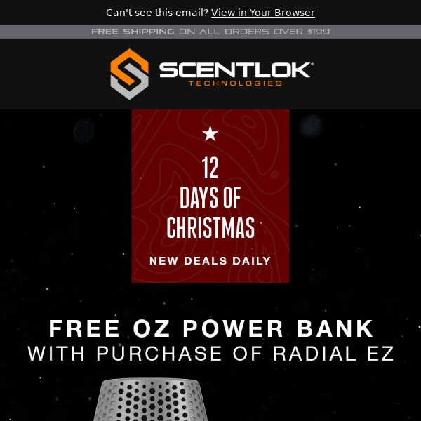 12 Days of Christmas: FREE OZ Power Bank with Radial EZ
