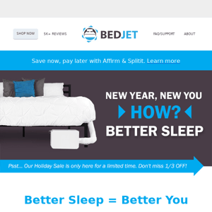 Start 2023 with great sleep at a great price.