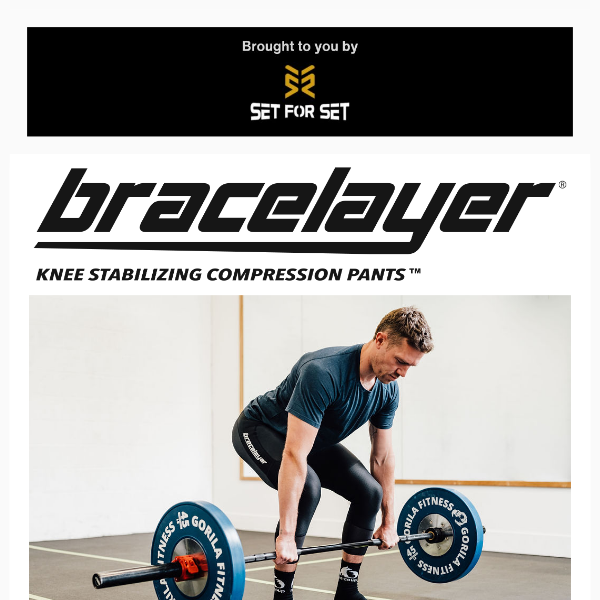 25% OFF 👉 Bracelayer's Knee-Stabilizing Compression Pants