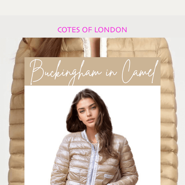 Buckingham Camel is in Stock and Shipping!