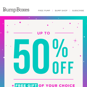 Just For You: FREE Gift + up to 50% Off